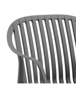 Καρέκλα Luaz γκρι 54 x 60 x 83