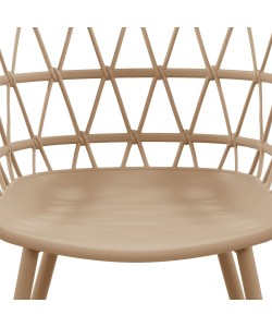 Καρέκλα NEON μόκα 56 x 56 x 85