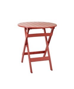 Τραπέζι Orbit κοραλί Φ62 x  x 80