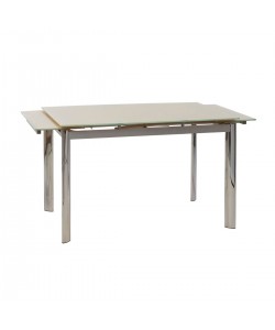 Τραπέζι Alpino Κρεμ 120(180) x 80 x 76