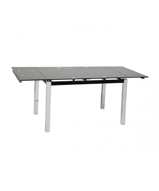 Τραπέζι Glamour Μαύρο 110(170) x 74 x 75 Τραπέζι Glamour Μαύρο 110(170) x 74 x 75