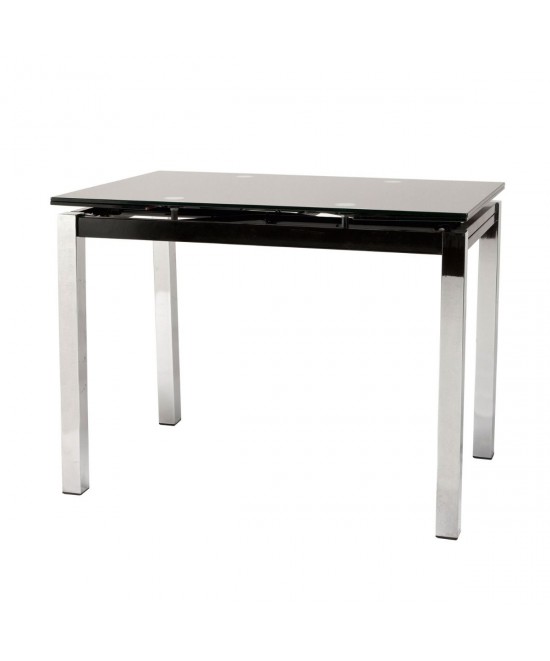 Τραπέζι Glamour 100 Mαύρο 100(150) x 65 x 75 Τραπέζι Glamour 100 Mαύρο 100(150) x 65 x 75