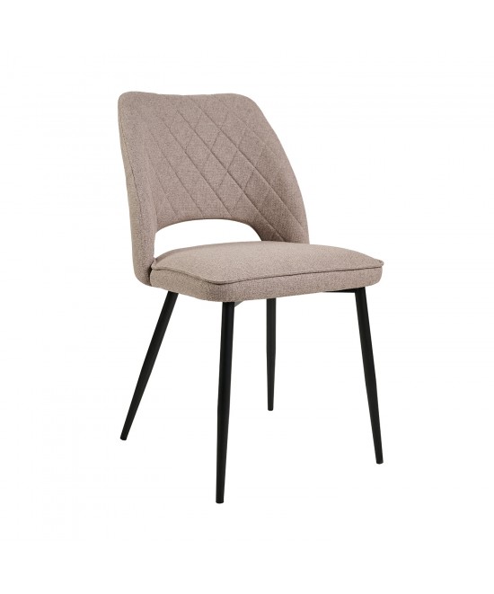 Καρέκλα Kristy γκρεζ 45 x 57 x 83