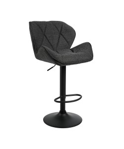 Σκαμπό Comfort Fabric Γκρι 53 x 52 x 91-111