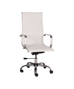 Καρέκλα Γραφείου Virginia Λευκό 55 x 63 x 111-119