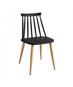 Καρέκλα Eri Mαύρο 43 x 47 x 80