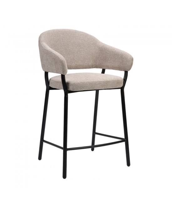 Σκαμπό Duke 65 Ύφασμα Γκρεζ 57 x 56 x 95