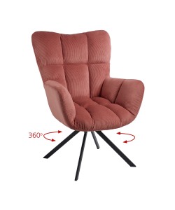 Πολυθρόνα Hilda Σάπιο Μήλο 62 x 72 x 88