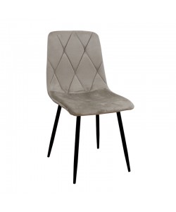 EVA CAPPUCCINO VELVET ΥΦΑΣΜΑ ΚΑΡΕΚΛΑ ΜΕΤΑΛΛΙΚΗ 43X55X90εκ. EVA CAPPUCCINO VELVET ΥΦΑΣΜΑ ΚΑΡΕΚΛΑ ΜΕΤΑΛΛΙΚΗ 43X55X90εκ.