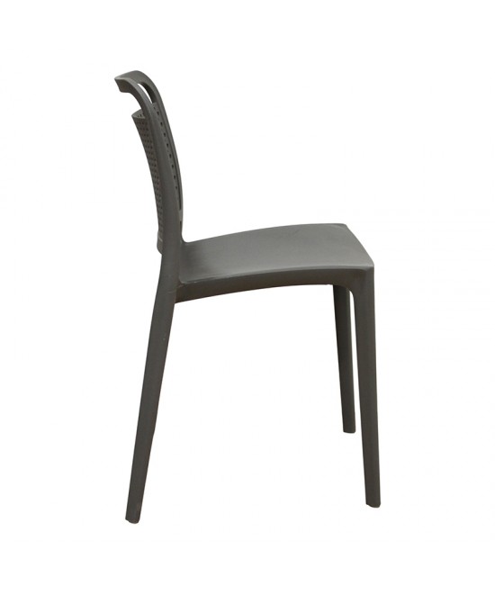 LORA DARK GREY ΚΑΡΕΚΛΑ ΠΟΛ/ΝΙΟΥ 41X49X78εκ. LORA DARK GREY ΚΑΡΕΚΛΑ ΠΟΛ/ΝΙΟΥ 41X49X78εκ.