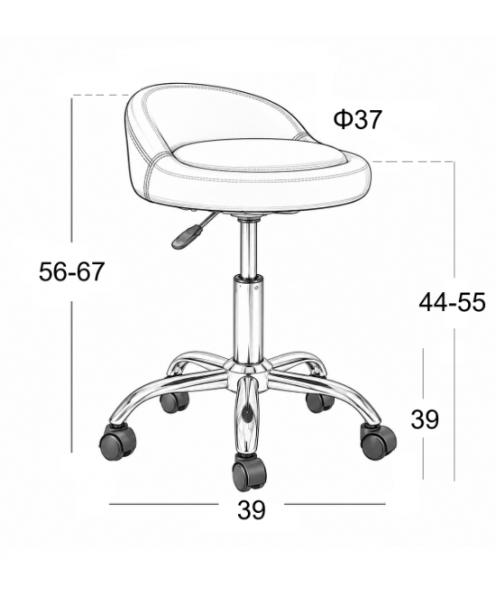 Σκαμπό Μπάρ 2τμχ Bar102 Black Pu 39x39x67εκ. Σκαμπό Μπάρ 2τμχ Bar102 Black Pu 39x39x67εκ.