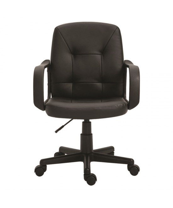 A1100 ΜΑΥΡΗ ΠΟΛΥΘΡΟΝΑ ΓΡΑΦΕΙΟΥ 56Χ55Χ43-87/55-98εκ.