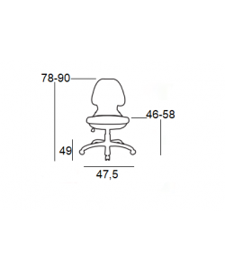 A1700-W ΛΕΥΚΟ/ΡΟΖ ΥΦΑΣΜΑ ΚΑΡΕΚΛΑ ΓΡΑΦΕΙΟΥ 47.5X49X46-78/58-90εκ. A1700-W ΛΕΥΚΟ/ΡΟΖ ΥΦΑΣΜΑ ΚΑΡΕΚΛΑ ΓΡΑΦΕΙΟΥ 47.5X49X46-78/58-90εκ.