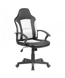 A6130 ΜΑΥΡΟ/ΛΕΥΚΟ ΠΟΛΥΘΡΟΝΑ ΓΡΑΦΕΙΟΥ 57X57X42-100/52-110εκ.