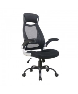 A7100 ΜΑΥΡO MESH ΠΟΛΥΘΡΟΝΑ ΓΡΑΦΕΙΟΥ 65X62X49-116/57-124εκ.