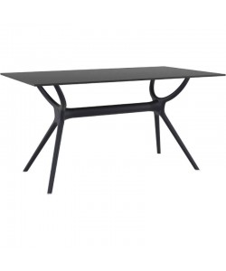 AIR ΤΡΑΠΕΖΙ 140Χ80Χ74εκ. BLACK LAMINATE 12mm