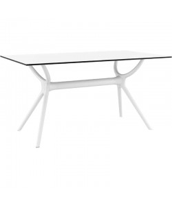 AIR ΤΡΑΠΕΖΙ 140Χ80Χ74εκ. WHITE LAMINATE 12mm