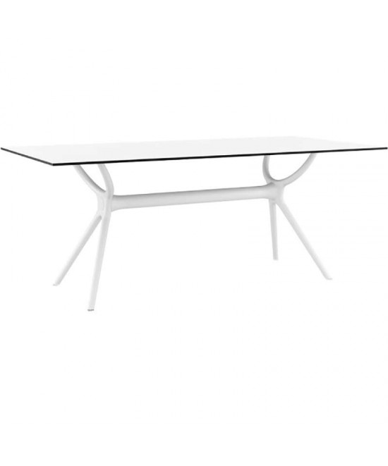 AIR ΤΡΑΠΕΖΙ 180Χ90Χ74εκ. WHITE LAMINATE 12mm