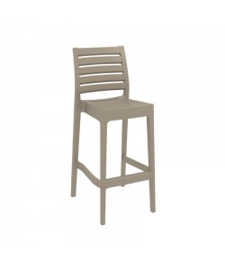 ARES ΣΚΑΜΠΟ ΜΠΑΡ75εκ. TAUPE ΠΟΛ/ΝΙΟΥ 45Χ51Χ108εκ.