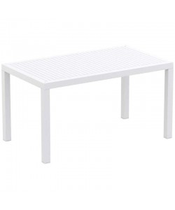ARES ΤΡΑΠΕΖΙ 140Χ80Χ75εκ. WHITE ΠΟΛ/ΝΙΟΥ