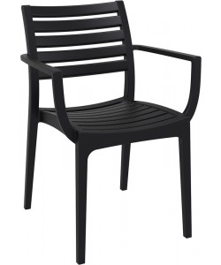 ARTEMIS BLACK ΠΟΛΥΘΡΟΝΑ ΠΟΛ/ΝΙΟΥ 58X58X83.5εκ.