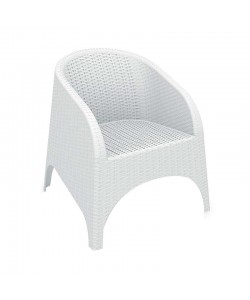 ARUBA WHITE ΠΟΛΥΘΡΟΝΑ ΠΟΛ/ΝΙΟΥ 74X75X80εκ.