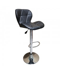 BAR91 BLACK PU(Σ2)ΣKAMΠO ΜΕ ΑΜΟΡΤΙΣΕΡ 48X49X109εκ.