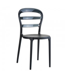 BIBI BLACK/BLACK TRANSP. ΚΑΡΕΚΛΑ 42X50X85εκ.