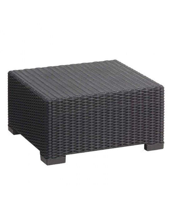 CALIFORNIA ΑΝΘΡΑΚΙ ΤΡΑΠΕΖΙ 68Χ68Χ35εκ.