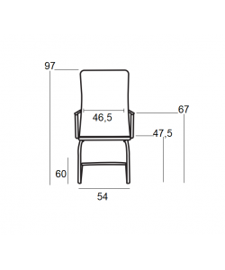 CALVIN ΜΑΥΡΗ ΠΟΛ/ΝΑ ΑΝΑΜΟΝΗΣ ΧΡΩΜΙΟΥ 54Χ60Χ47.5-97εκ.
