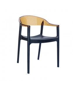 CARMEN BLACK/AMBER ΠΟΛΥΘΡΟΝΑ 49X53X79εκ.