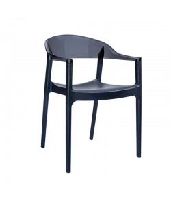 CARMEN BLACK/BLACK ΠΟΛΥΘΡΟΝΑ 49X53X79εκ.