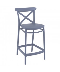 CROSS 65εκ.ΣΚΑΜΠΟ DARK GREY ΠΟΛ/ΝΙΟΥ 45Χ50Χ96εκ.