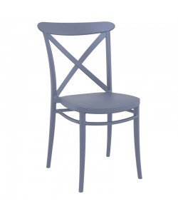 CROSS ΚΑΡΕΚΛΑ DARK GREY ΠΟΛ/ΝΙΟΥ 51Χ51Χ87εκ.