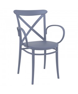 CROSS XL DARK GREY ΠΟΛΥΘΡΟΝΑ ΠΟΛ/ΝΙΟΥ 57Χ51Χ87εκ.