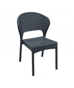 DAYTONA DARK GREY ΚΑΡΕΚΛΑ ΠΟΛ/ΝΙΟΥ 55X61X81εκ.