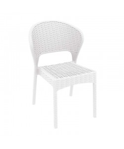 DAYTONA WHITE ΚΑΡΕΚΛΑ ΠΟΛ/ΝΙΟΥ 55X61X81εκ.