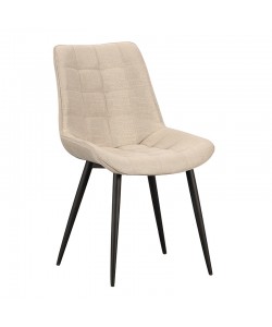 DENIS CREAM ΥΦΑΣΜΑ(Σ4)ΚΑΡΕΚΛΑ ΜΕΤΑΛΛΙΚΗ 52Χ61Χ47-87εκ.