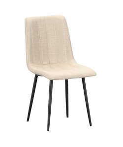 DORA BEIGE ΥΦΑΣΜΑ(Σ4)ΚΑΡΕΚΛΑ ΜΕΤΑΛΛΙΚΗ 45X53X48-86εκ.