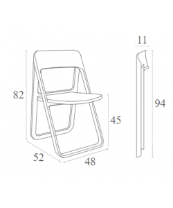 DREAM OLIVE GREEN ΠΤΥΣ/ΝΗ ΚΑΡΕΚΛΑ ΠΟΛ/ΝΙΟΥ 48Χ52Χ82εκ.