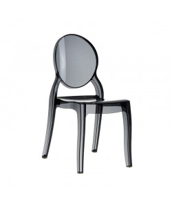 ELIZABETH BLACK TRANSP. ΚΑΡΕΚΛΑ 47X50X90εκ.