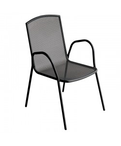 FACTORY ΜΑΥΡΗ ΜΕΤΑΛΛΙΚΗ ΠΟΛΥΘΡΟΝΑ 56Χ59Χ88εκ.