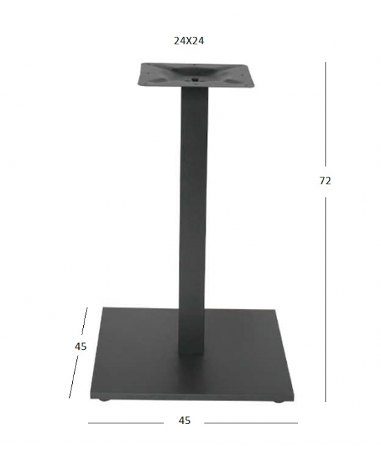 FLAT PROMO 45Χ45Χ72εκ. ΒΑΣΗ ΜΕΤΑΛΛΙΚΗ ΜΕ ΡΕΓ/ΡΟΥΣ FLAT PROMO 45Χ45Χ72εκ. ΒΑΣΗ ΜΕΤΑΛΛΙΚΗ ΜΕ ΡΕΓ/ΡΟΥΣ