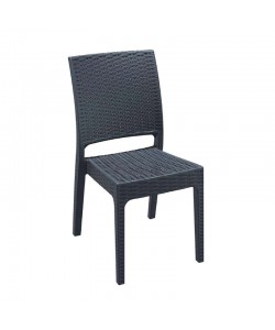 FLORIDA DARK GREY ΚΑΡΕΚΛΑ ΠΟΛ/ΝΙΟΥ 45Χ52Χ87εκ.