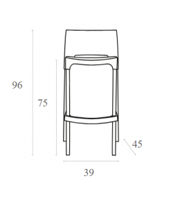 GIO RED ΣΚΑΜΠΟ 75εκ. ΠΟΛ/ΝΙΟΥ 39Χ45Χ96εκ.