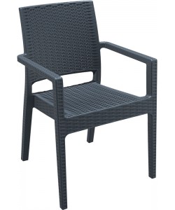 IBIZA DARK GREY ΠΟΛΥΘΡΟΝΑ ΠΟΛ/ΝΙΟΥ 58Χ59Χ87εκ.