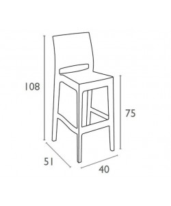 JAMAICA TAUPE ΣΚΑΜΠΟ ΠΟΛ/ΝΙΟΥ 40Χ51Χ108εκ.