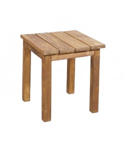 KORAL ΞΥΛΙΝΟ ΤΡΑΠΕΖΑΚΙ 40Χ40Χ45εκ. ΚΑΡΥΔΙ