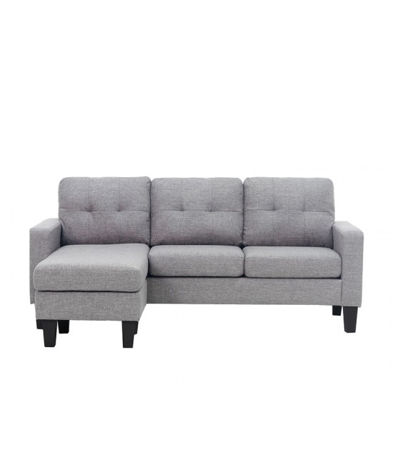 LIANA S GREY ΥΦΑΣΜΑ ΓΩΝΙΑ 185Χ126X84εκ.