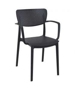 LOFT BLACK ΠΟΛΥΘΡΟΝΑ ΠΟΛ/ΝΙΟΥ 54X53X82εκ.